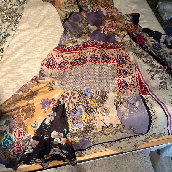 Johnny Was Georgette silk maxi dress - Picture 7 of 10